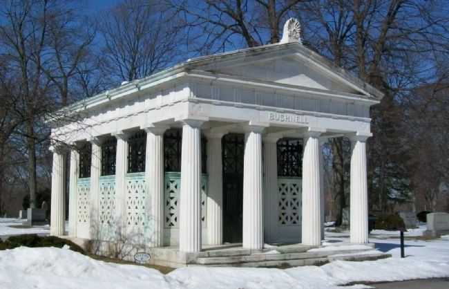 Asa Smith Bushnell Mausoleum and Marker image. Click for full size.