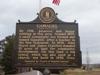 GAMALIEL Marker - front image. Click for full size.