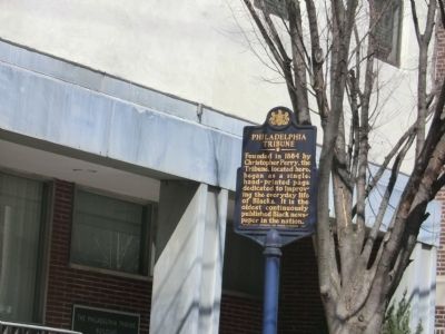 Philadelphia Tribune Marker image. Click for full size.