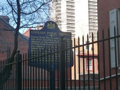 Civilian Public Service Marker. Click for full size. Civilian Public Service Marker image. Click for full size.