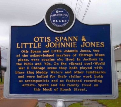 Otis Spann & Little Johnnie Jones Marker. Click for full size. Otis Spann & Little Johnnie Jones Marker image. Click for full size.