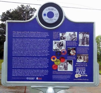 Otis Spann & Little Johnnie Jones Marker. Click for full size. Otis Spann & Little Johnnie Jones Marker image. Click for full size.