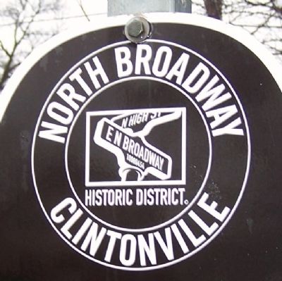 East North Broadway Historic District Marker image. Click for full size.