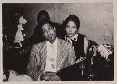 Little Johnny Jones and his wife Letha image. Click for full size.