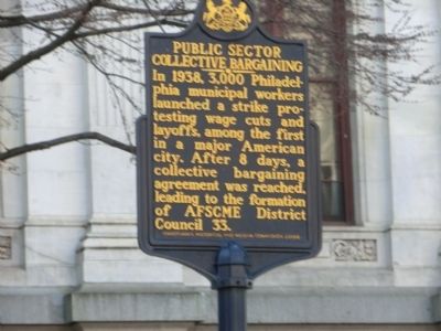Public Sector Collective Bargaining Marker image. Click for full size.