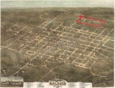 1872 Map of Raleigh, North Carolina. Click for full size. 1872 Map of Raleigh, North Carolina image. Click for full size.