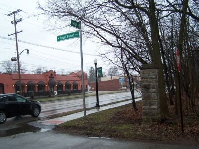 Beechwald Pillars Marker. Click for full size. Beechwald Pillars Marker image. Click for full size.