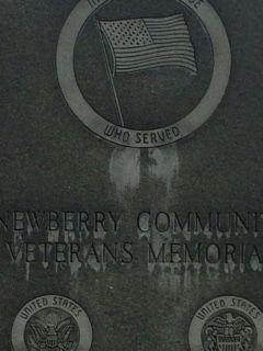 Newberry Community Veterans Memorial. Click for full size. Newberry Community Veterans Memorial image. Click for full size.