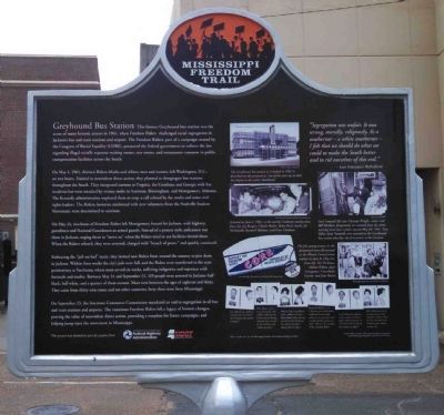 Greyhound Bus Station Marker image. Click for full size.