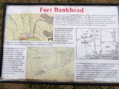 Fort Bankhead Marker image. Click for full size.