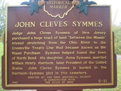 John Cleves Symmes Marker image. Click for full size.