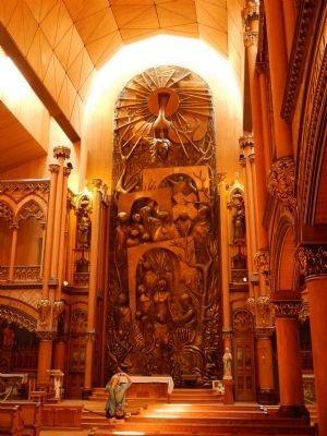 Interior of Basilique Notre Dame de Montréal. Click for full size. Interior of Basilique Notre Dame de Montréal image. Click for full size.