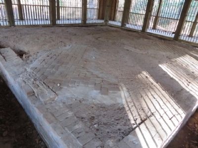 Ruins of the original Foundation of Baldwin County's First Courthouse Marker. Click for full size. Ruins of the original Foundation of Baldwin County's First Courthouse Marker image. Click for full size.