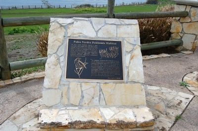 Palos Verdes Peninsula Habitat Marker image. Click for full size.
