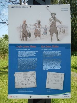 Fort Sainte-Thrse Marker image. Click for full size.