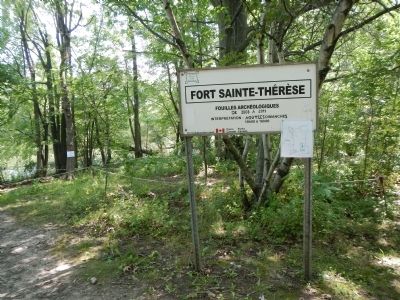 Fort Sainte-Th�r�se Archaeology Site image. Click for full size.