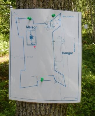 Diagram of the Fort Sainte-Th�r�se Archaeological Site image. Click for full size.