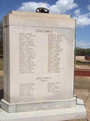 Dallas County World War II Memorial image. Click for full size.
