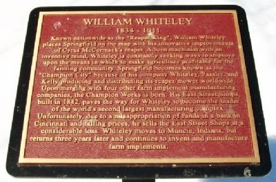 William Whiteley Marker image. Click for full size.
