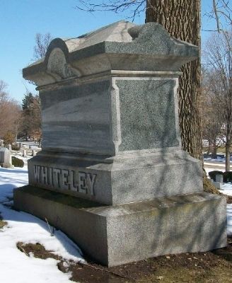 William Whiteley Grave Marker. Click for full size. William Whiteley Grave Marker image. Click for full size.