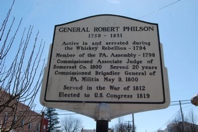 General Robert Philson Marker image. Click for full size.