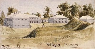 Fort Lennox image. Click for full size.