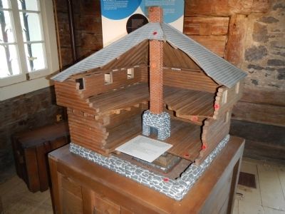 Model of the Lacolle River Blockhouse. Click for full size. Model of the Lacolle River Blockhouse image. Click for full size.