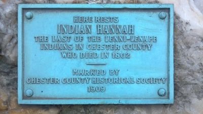 Here Rests Indian Hannah Marker image. Click for full size.