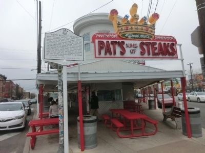 "Pat's King of Steaks" Marker image. Click for full size.
