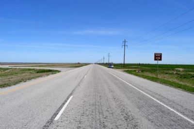 View to the North on Northbound Lanes of US 277 image. Click for full size.