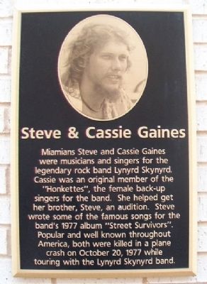 Steve & Cassie Gaines Marker image. Click for full size.