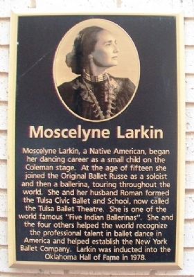 Moscelyne Larkin Marker image. Click for full size.