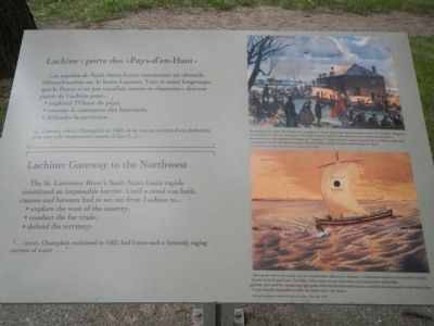 Lachine: Gateway to the Northwest Marker image. Click for full size.