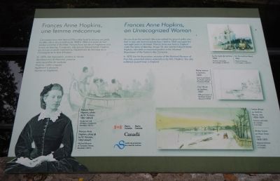 Frances Anne Hopkins, an Unrecognized Woman Marker image. Click for full size.