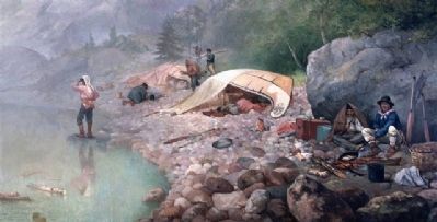 Voyageurs at Dawn. Click for full size. Voyageurs at Dawn image. Click for full size.