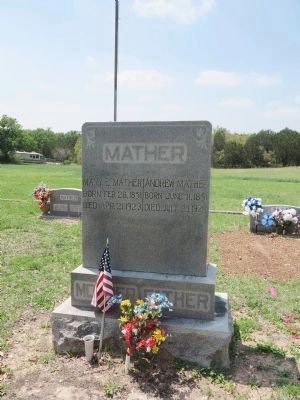 Marker for Samuel Mather's Son, Andy Mather. Click for full size. Marker for Samuel Mather's Son, Andy Mather image. Click for full size.