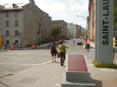 Saint-Laurent Boulevard Marker. Click for full size. Saint-Laurent Boulevard Marker image. Click for full size.