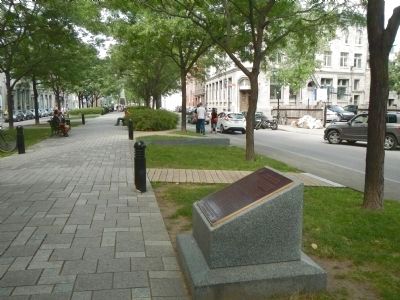 Kondiaronk and Callière Marker. Click for full size. Kondiaronk and Callière Marker image. Click for full size.