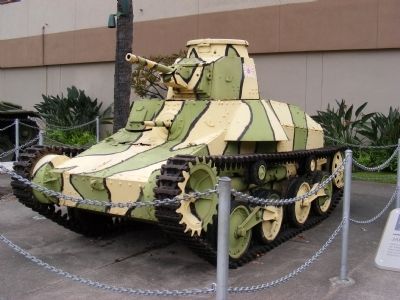 Japanese Light Tank Marker image. Click for full size.
