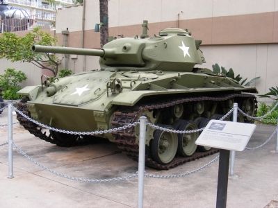 U.S. Light Tank, M24 Marker. Click for full size. U.S. Light Tank, M24 Marker image. Click for full size.