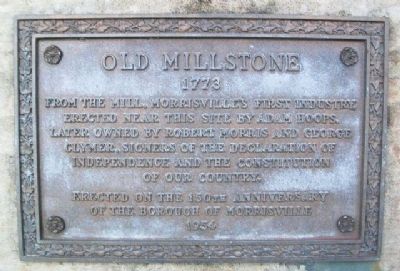 Old Millstone Marker image. Click for full size.