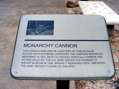 Monarchy Cannon Marker. Click for full size. Monarchy Cannon Marker image. Click for full size.