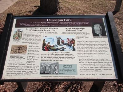 Hennepin Park Marker. Click for full size. Hennepin Park Marker image. Click for full size.