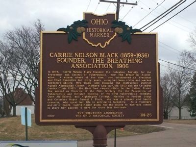 Carrie Nelson Black Face of Marker image. Click for full size.