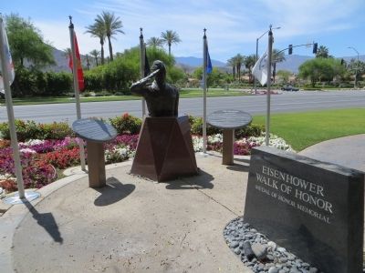 Dwight David Eisenhower Marker. Click for full size. Dwight David Eisenhower Marker image. Click for full size.