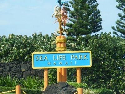Sea Life Park sign image. Click for full size.