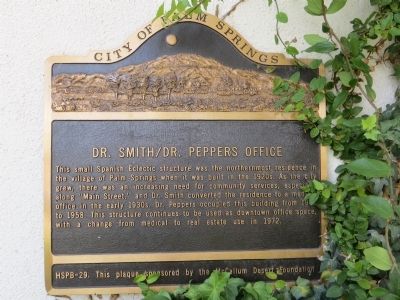 Dr. Smith / Dr. Peppers Office Marker image. Click for full size.