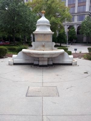 Frederick J. Kimball Memorial Fountain and Marker image. Click for full size.