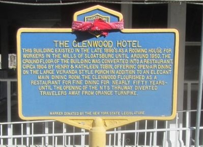 The Glenwood Hotel Marker image. Click for full size.