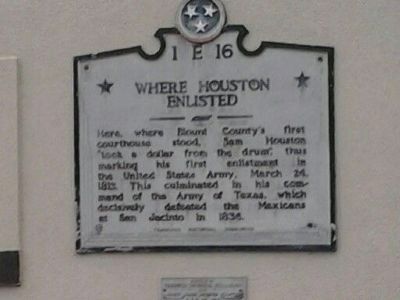 General Sam Houston Marker. Click for full size. General Sam Houston Marker image. Click for full size.